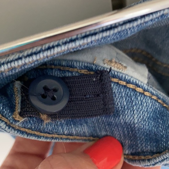 Gapkids super skinny skimmer crop jeans size 6 - Picture 5 of 5